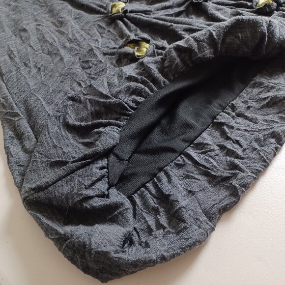 Simon Chang Ruched Neck Floret Midi Dress - Picture 7 of 16